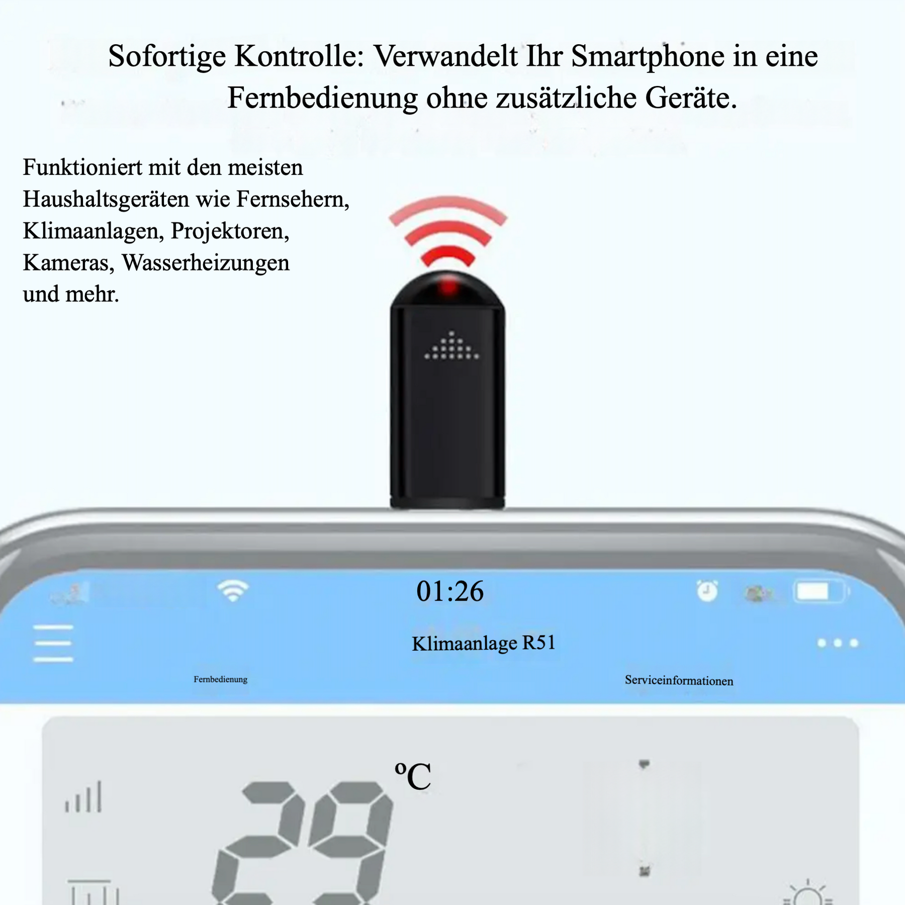 InfiRemote™ - Ihr Smartphone. Ihre Fernbedienung.