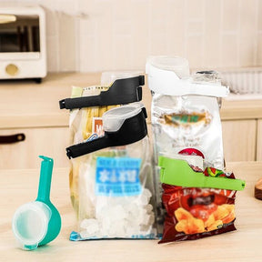 Plastic Bag Sealer Food Storage Bag Clip Moisture-proof Snack Sealing Clips Fresh Keeping Sealer Clamp Food Saver Kitchen Tools Blue Color